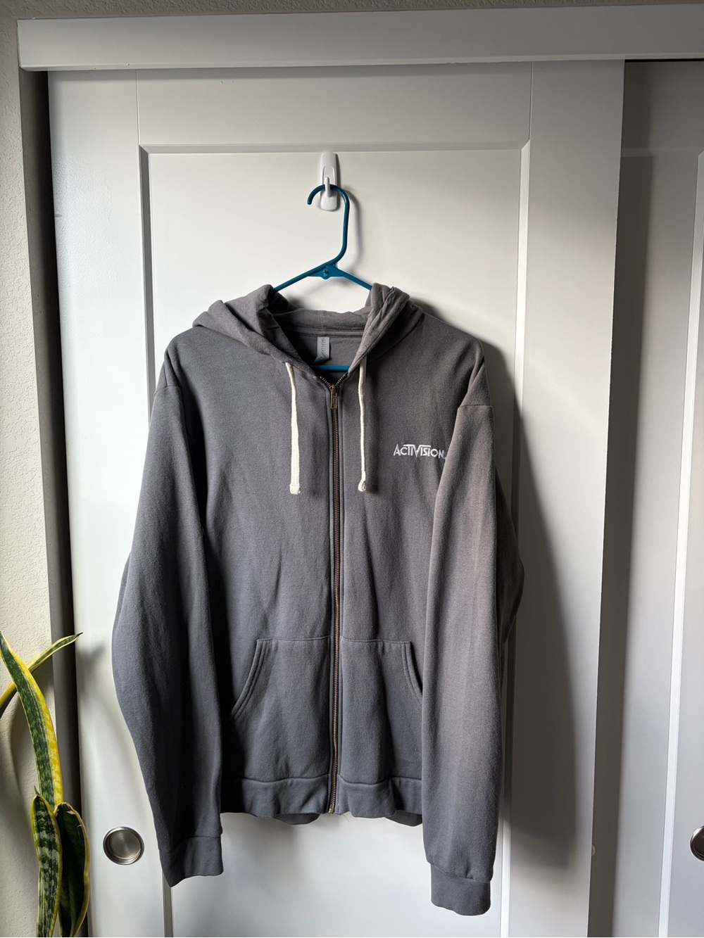 Men's Activision Gray Full-Zip Hoodie